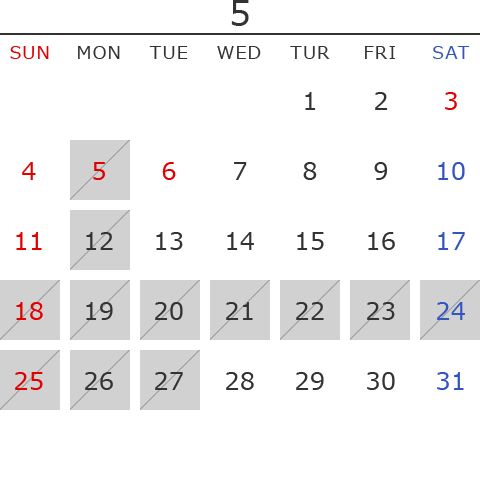 5月