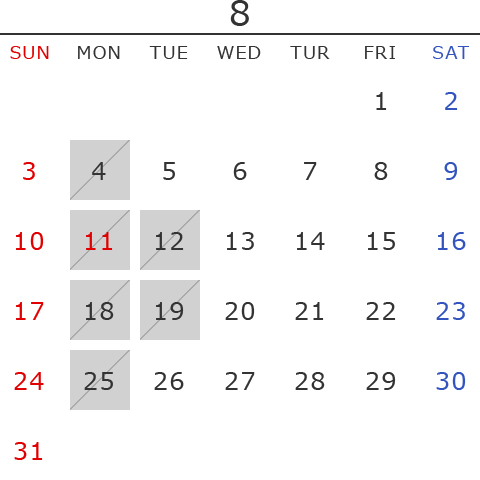 8月